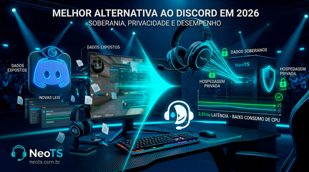 Por que o TeamSpeak é a melhor alternativa ao Discord em 2026